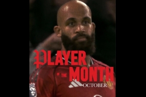 3球1助攻带队3连胜！曼联官方：姆伯莫当选10月队内最佳球员