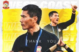 西海岸祝福邵佳一：俱乐部主帅能够荣升国足主帅，这是我们的荣幸